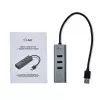 i-tec Metal USB 3.0 keskitin 3 porttia + Gigabit Ethernet -sovitin