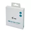i-tec Metal USB 3.0 keskitin 3 porttia + Gigabit Ethernet -sovitin