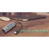 i-tec Metal USB 3.0 keskitin 3 porttia + Gigabit Ethernet -sovitin