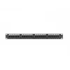 Lanberg PPU5-1024-B kytkentäpaneeli, 24 porttia, 1U, 19 tuumaa, Cat5e UTP, metallinen, musta