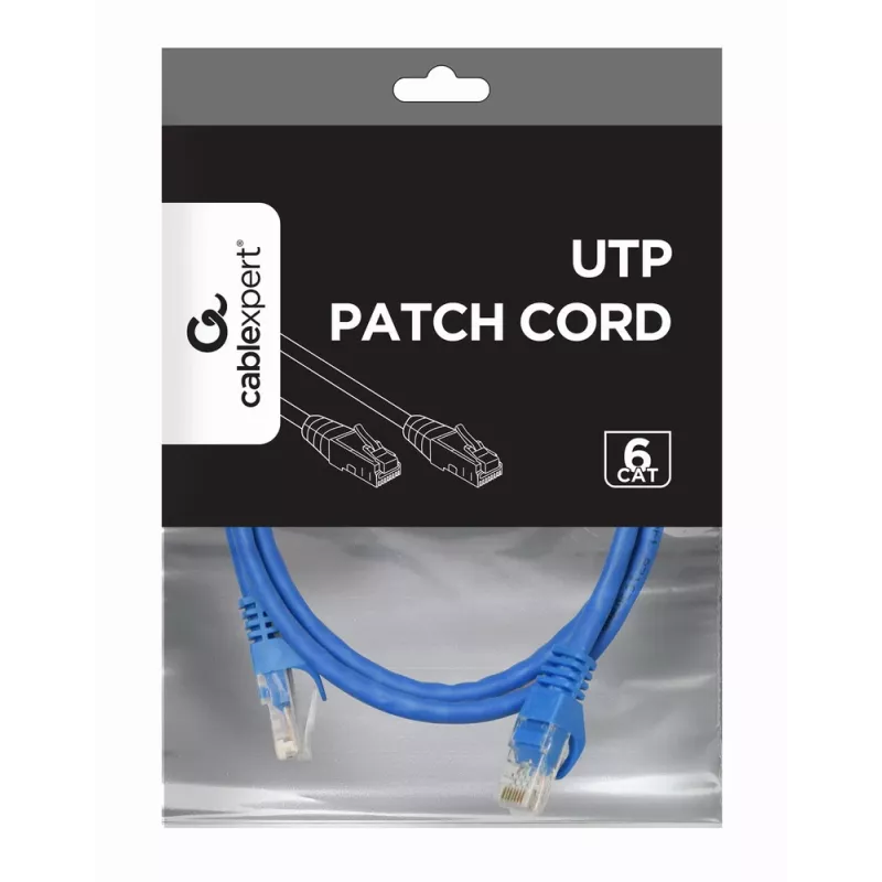 GEMBIRD verkkokaapeli - CAT6 - UTP - 50 cm - sininen