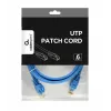 Verkkokaapeli Gembird PP6U-2M RJ-45 Cat6 2 m, sininen