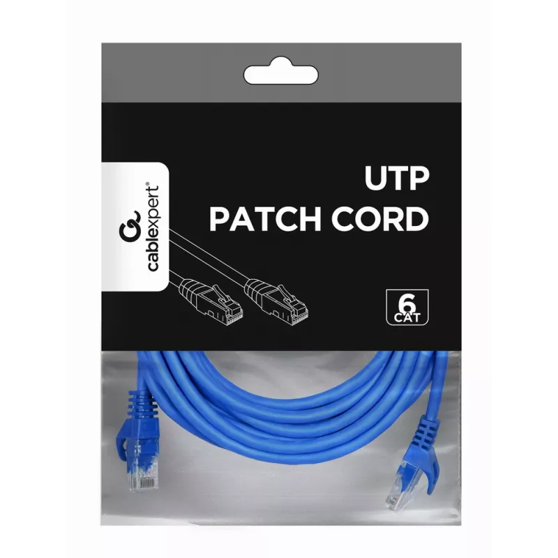 GEMBIRD verkkokaapeli - CAT6 - UTP - 5 m - sininen