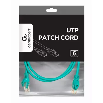 GEMBIRD verkkokaapeli - CAT6 - UTP - 1 m - vihreä