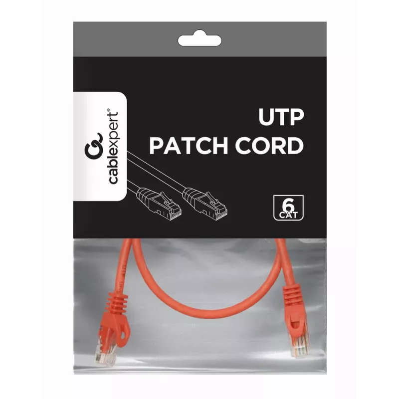 GEMBIRD verkkokaapeli - CAT6 - UTP - 50 cm - punainen