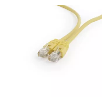 Verkkokaapeli Gembird Cat6 U/UTP 0,25 m RJ-45, keltainen