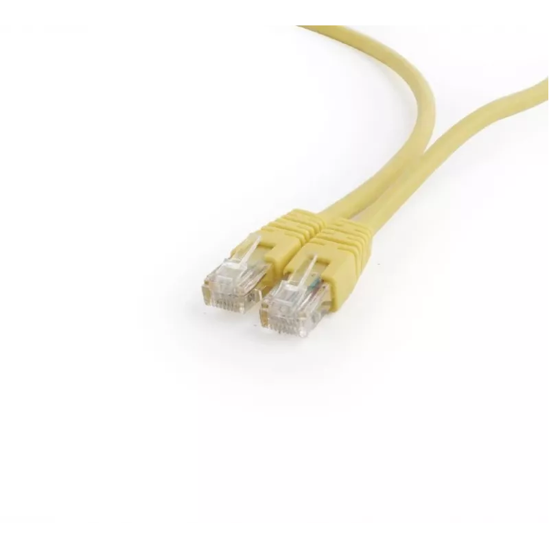Verkkokaapeli Gembird Cat6 U/UTP 0,25 m RJ-45, keltainen