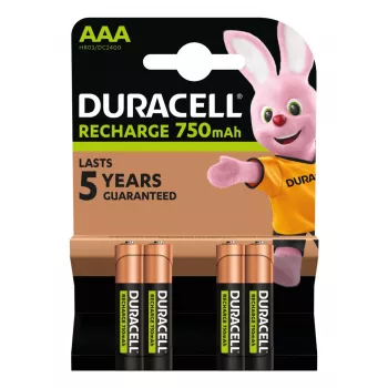 Duracell AAA (4 kpl) ladattava akku nikkelimetallihydridi (NiMH)