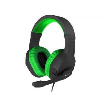 GENESIS Argon 200 kuulokkeet kaapeloidut pelikuulokkeet musta, vihreä
