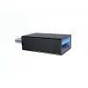 USB-näytönohjainadapteri Gembird A-USB3-CMAF-01 — USB Type-C USB:hen (USB 2.0 / 3.2 Gen 1), kompakti musta