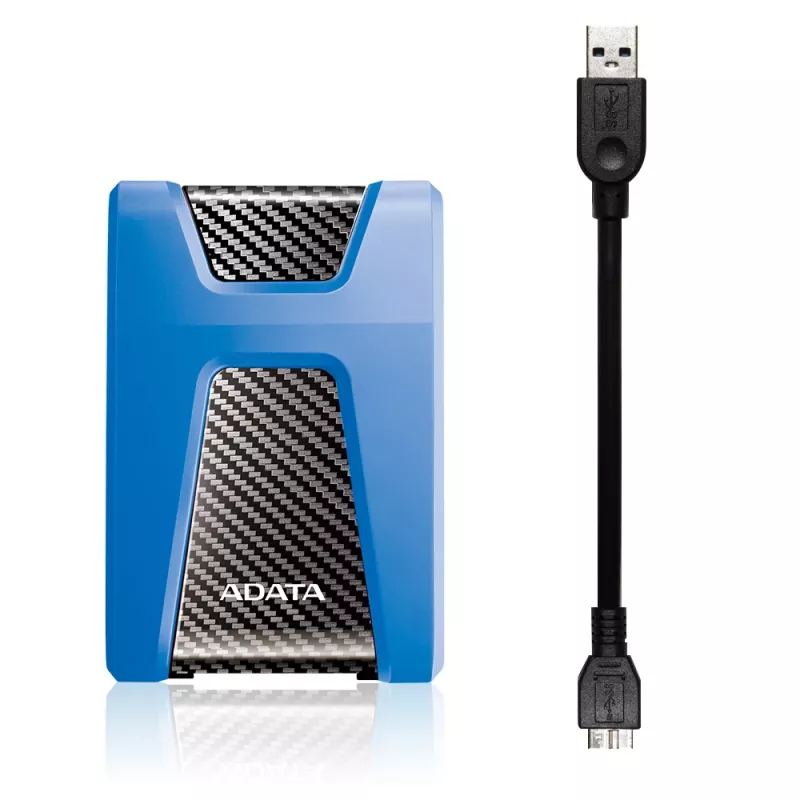 ADATA HD650 ulkoinen kiintolevy 1 TB 2,5 tuuman Micro-USB B 3.2 Gen 1 (3.1 Gen 1) sininen