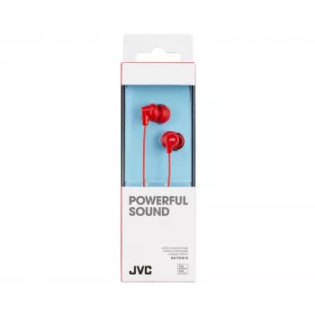 JVC HA-FX10-R-E värikkäät in-ear-kuulokkeet
