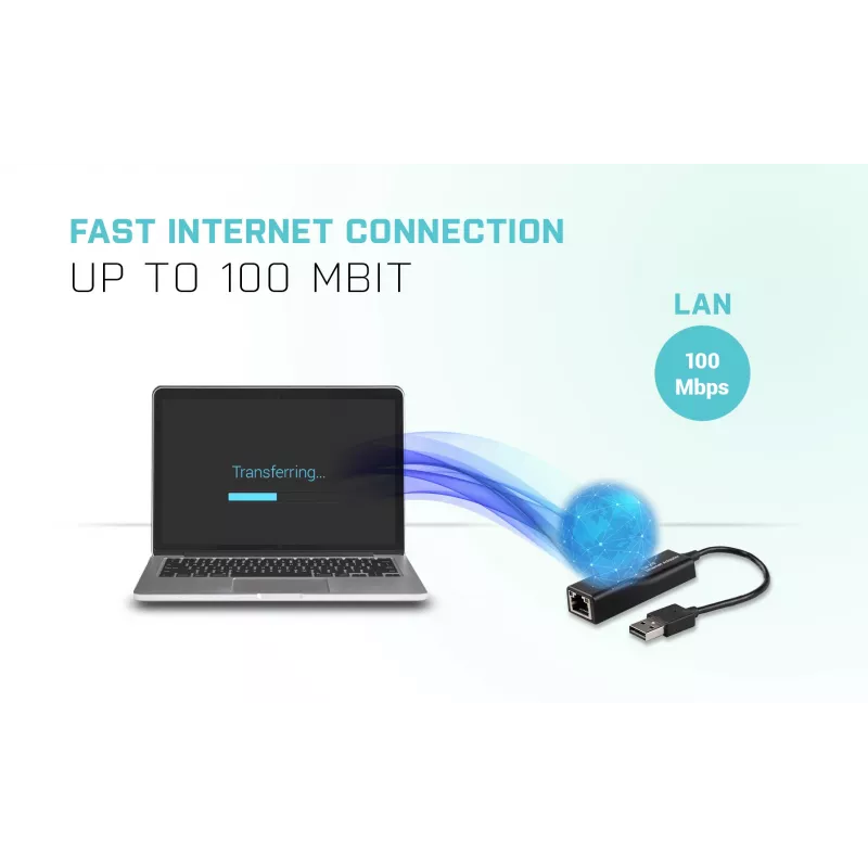 i-tec Advance USB 2.0 Fast Ethernet -sovitin