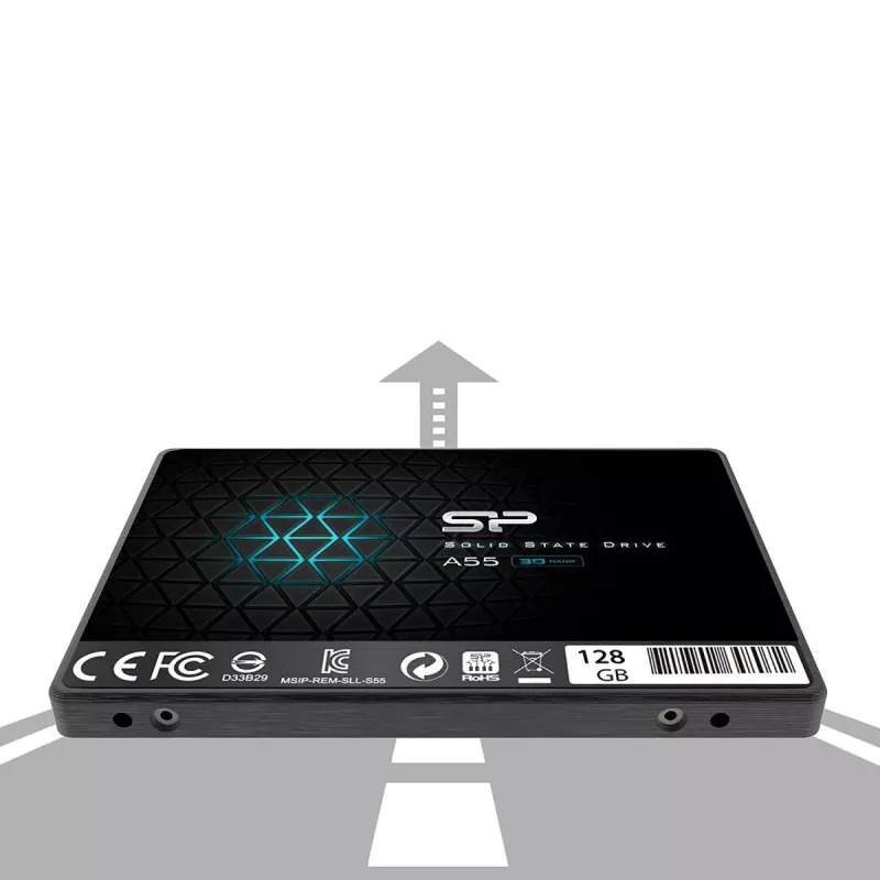 SILICON POWER SSD - A55 - 128GB - 2,5 tuumaa - SATA III Slc