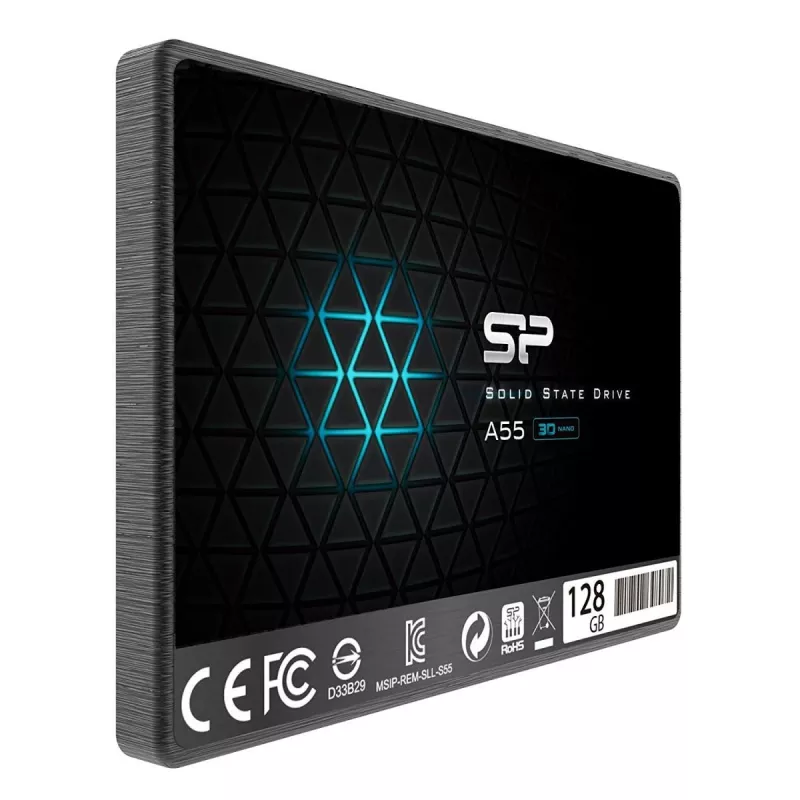 SILICON POWER SSD - A55 - 128GB - 2,5 tuumaa - SATA III Slc