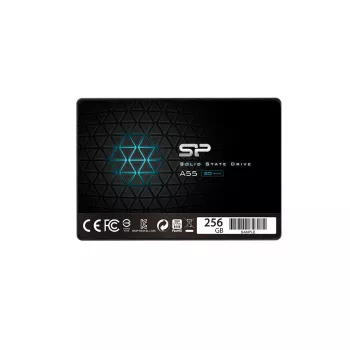 2,5 tuuman SATA III SSD Silicon Power Ace A55 256 GB, 3D TLC, jopa 550/450 MB/s, 7 mm