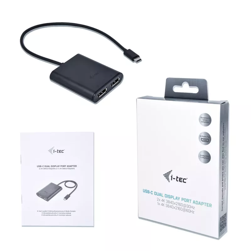 i-tec USB-C 3.1 Dual 4K DP -videoadapteri