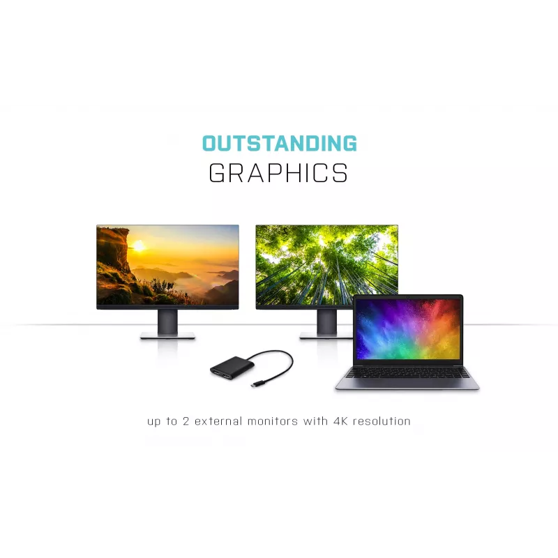 i-tec USB-C 3.1 Dual 4K DP -videoadapteri