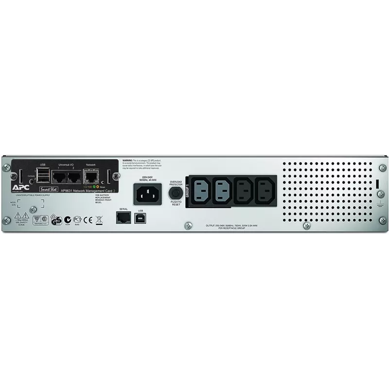 APC Smart-UPS SMT750RMI2UNC - 4x C13, USB, rack-asennettava, NMC, 750VA