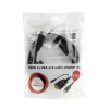 GEMBIRD HDMI-VGA- ja ääni-adapterikaapeli, yksittäinen liitäntä, 3 m, musta