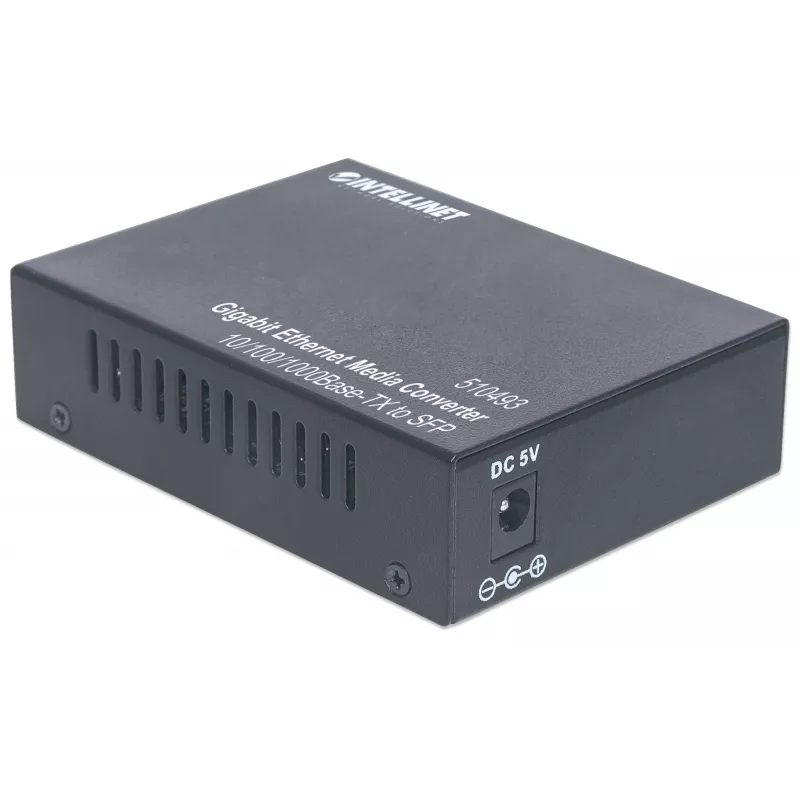 Intellinet Gigabit Ethernet - SFP mediakonvertteri, 10/100/1000Base-Tx - SFP-paikka, tyhjä