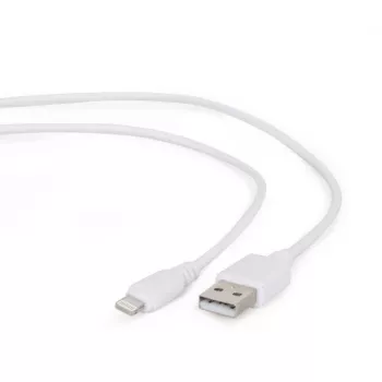 Lightning-kaapeli Gembird CC-USB2-AMLM-2M-W — 2 m, Lightning - USB A, USB 2.0, valkoinen