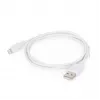 Lightning-kaapeli Gembird CC-USB2-AMLM-2M-W — 2 m, Lightning - USB A, USB 2.0, valkoinen