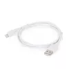 Lightning-kaapeli Gembird CC-USB2-AMLM-2M-W — 2 m, Lightning - USB A, USB 2.0, valkoinen
