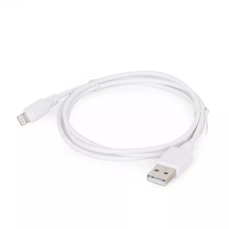 Lightning-kaapeli Gembird CC-USB2-AMLM-2M-W — 2 m, Lightning - USB A, USB 2.0, valkoinen