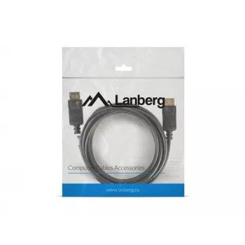 LANBERG DisplayPort-kaapeli 3 m musta