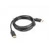 LANBERG DisplayPort-kaapeli 3 m musta