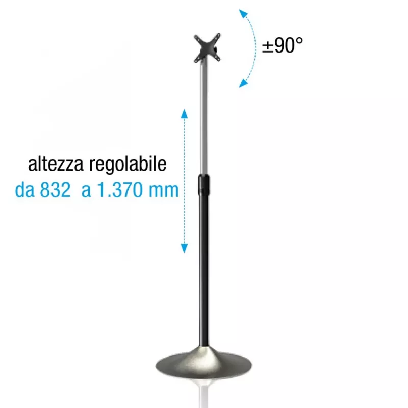 Techly ICA-TR10 mainosnäyttöteline 68,6 cm (27