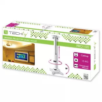 Techly projektorin kattotelineen jatke 500-770 mm valkoinen ICA-PM 104MW