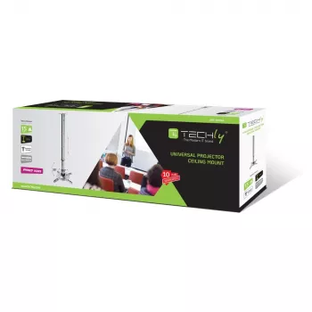 Techly projektorin kattotelineen jatke 30-37 cm hopea ICA-PM 102S