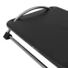 Techly ICA-FR 13 ergonominen säädettävä jalkatuki, kallistuskulman säätö, liukumaton, 43 x 28 cm, musta