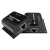 Techly jatko HDMI Full HD Cat.5E / 6 / 6A / 7 kaapelilla max. 60 m itsesäätyvä IDATA EXT-E70I