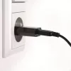 Techly kompakti laturi USB 1A eurooppalainen pistoke musta