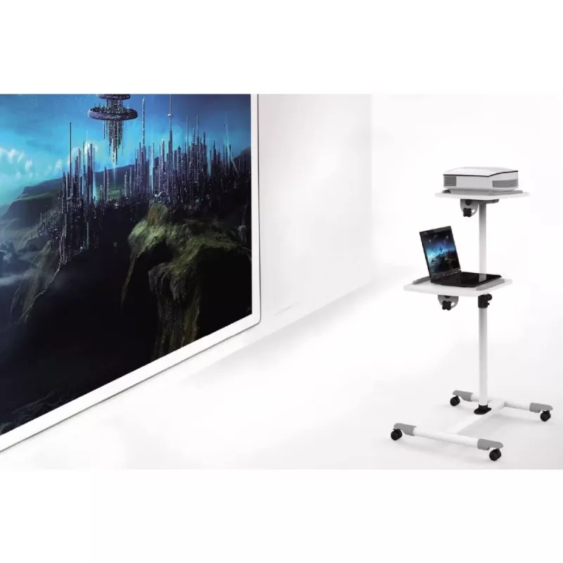 Techly yleiskärry kannettavalle / projektorille, valkoinen ICA-TB TPM-6