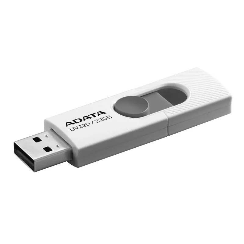 ADATA UV220 USB-muistitikku 32 GB USB Type-A 2.0 harmaa, valkoinen