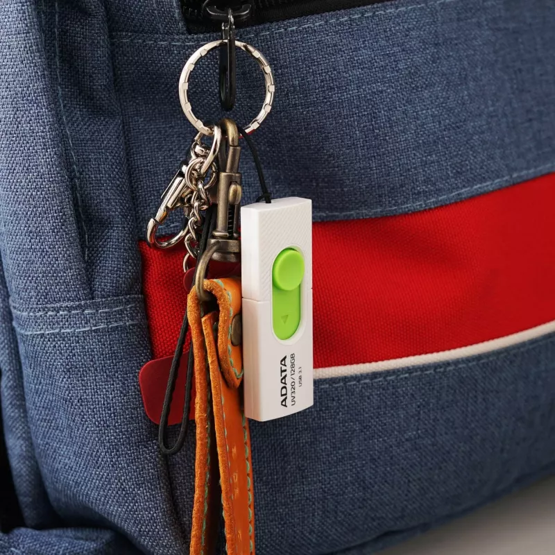 ADATA UV320 USB-muistitikku 128 GB USB Type-A 3.2 Gen 1 (3.1 Gen 1) vihreä, valkoinen
