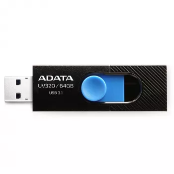ADATA UV320 USB-muistitikku 64 GB USB Type-A 3.2 Gen 1 (3.1 Gen 1) musta, sininen