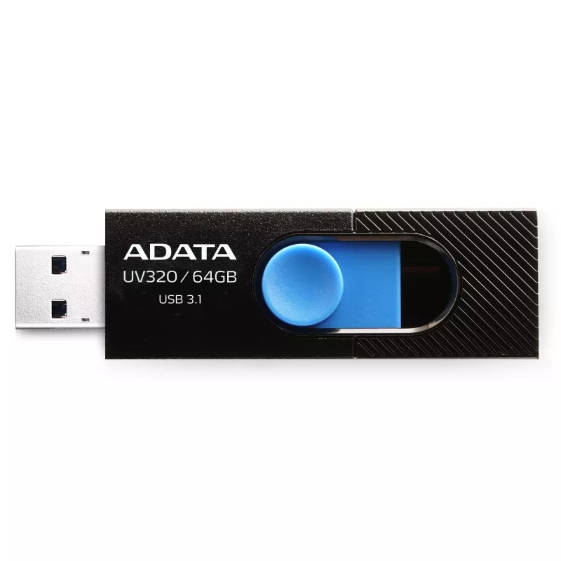 ADATA UV320 USB-muistitikku 64 GB USB Type-A 3.2 Gen 1 (3.1 Gen 1) musta, sininen