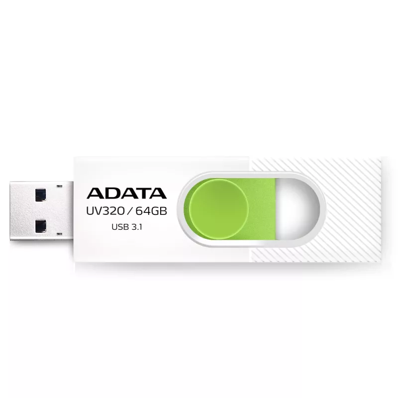ADATA UV320 USB-muistitikku 64 GB USB Type-A 3.2 Gen 1 (3.1 Gen 1) vihreä, valkoinen
