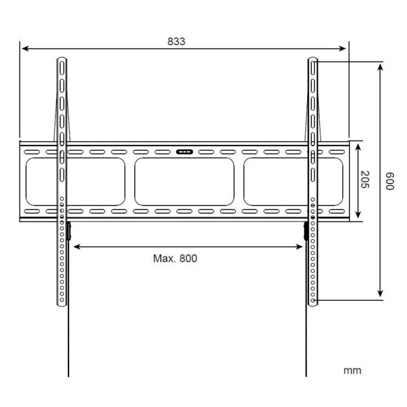 Techly seinäteline LED LCD TV:lle 42-80