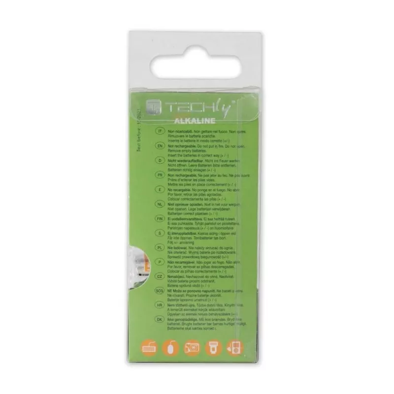 Techly monipakkaus 24 paristoa High Power Mini Stilo AAA alkaline LR03 1,5V IBT-KAL-LR03-B24T