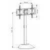 Techly ICA-TR12 TV-vaunu/jalusta 177.8 cm (70