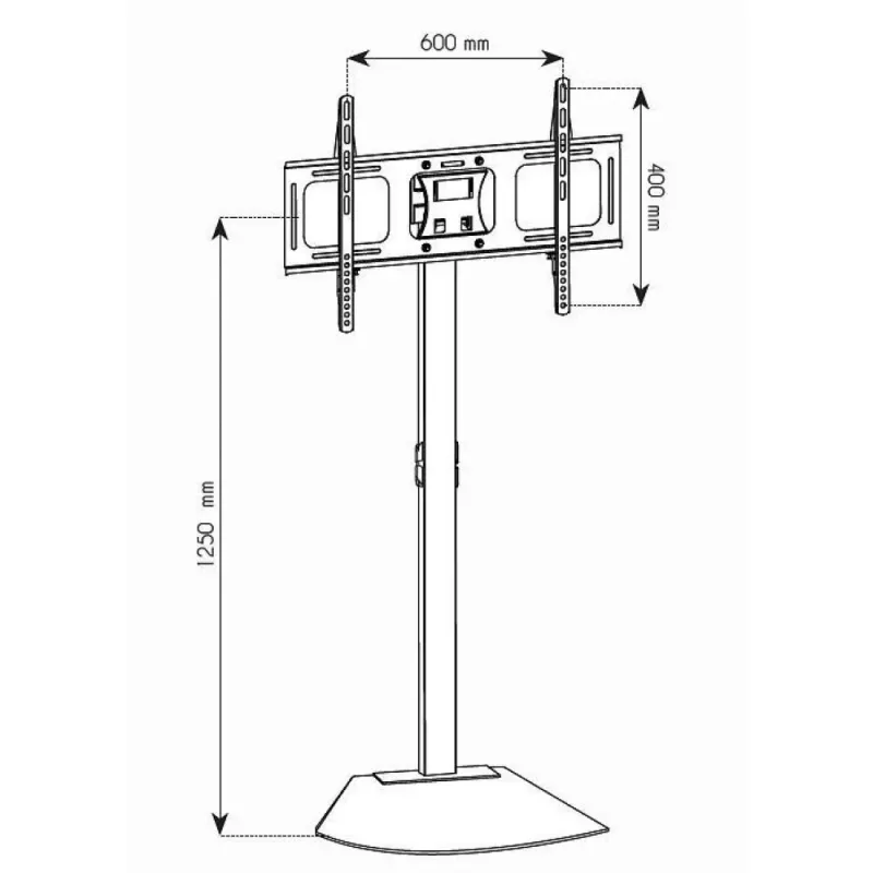 Techly ICA-TR12 TV-vaunu/jalusta 177.8 cm (70