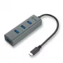 i-tec Metal USB-C-keskitin 4 porttia