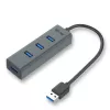 USB-keskitin i-tec Metal USB 3.0 -keskitin 4 porttia
