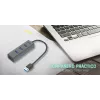 USB-keskitin i-tec Metal USB 3.0 -keskitin 4 porttia